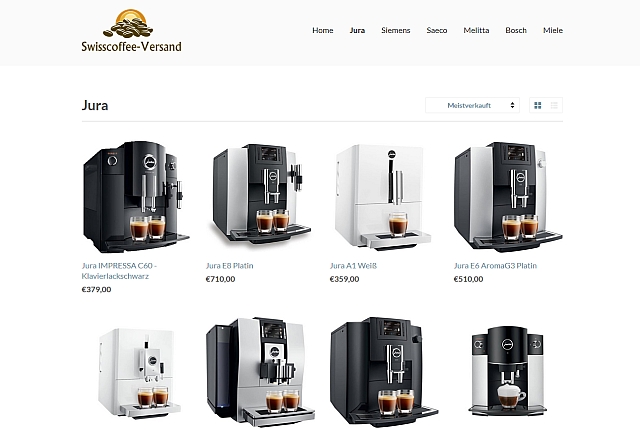 Der Fake-Shop swisscoffee-versand.de